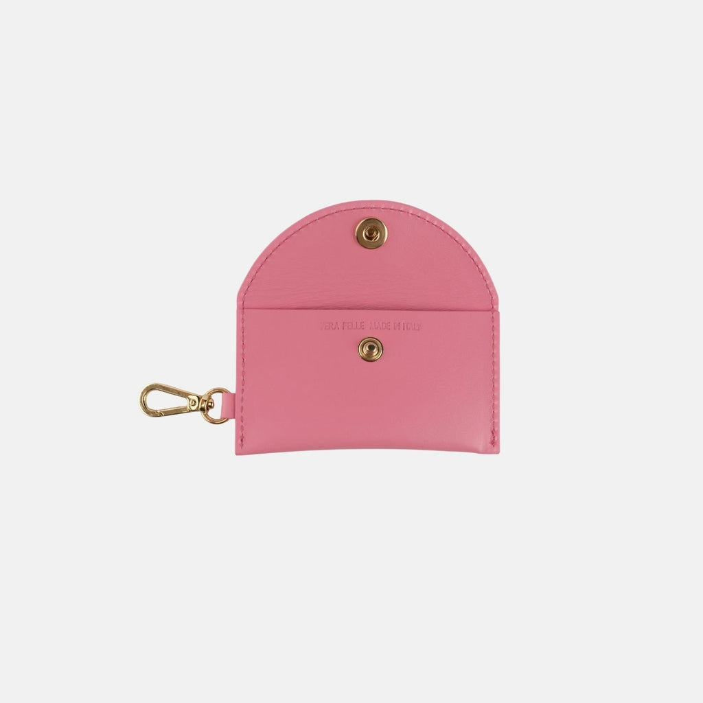 Mila & Coco - Pink Leather Poop Bag Holder