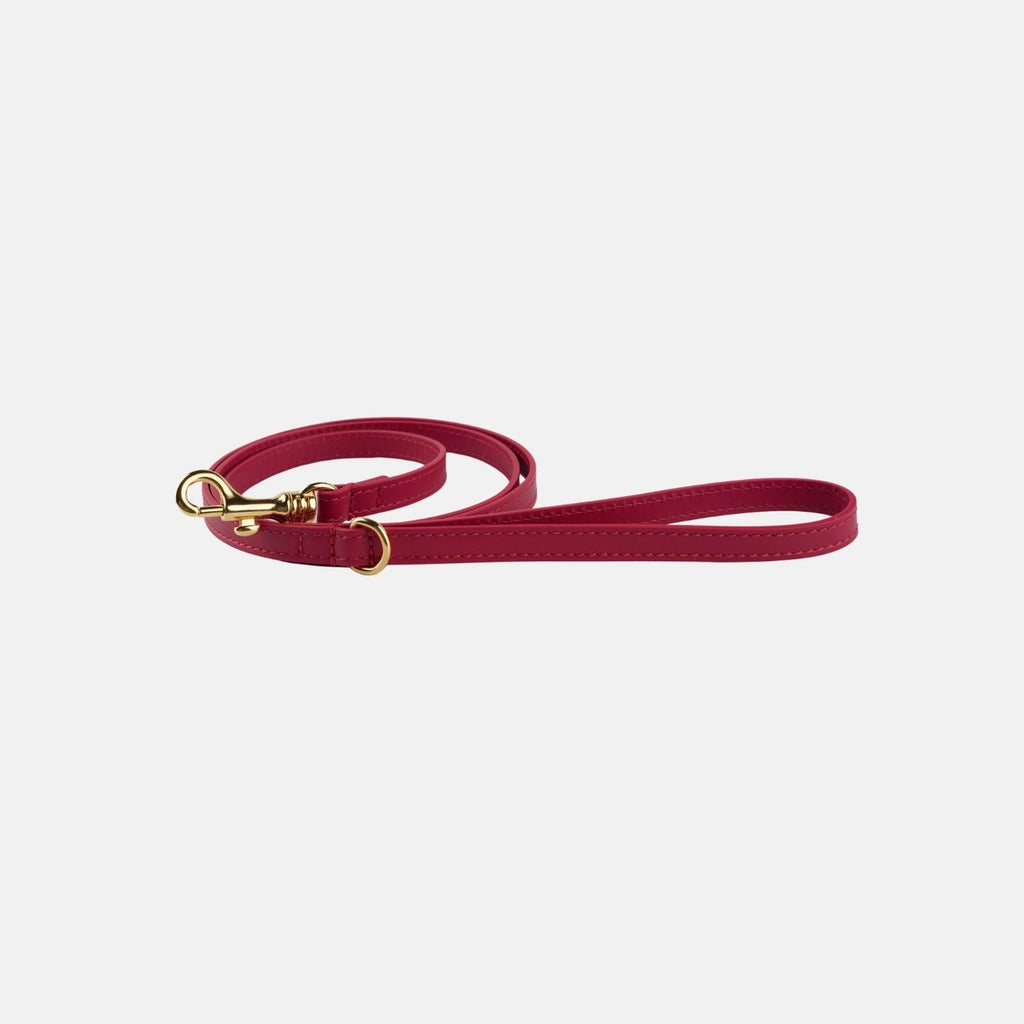 Mila & Coco - Burgundy Leather Leash
