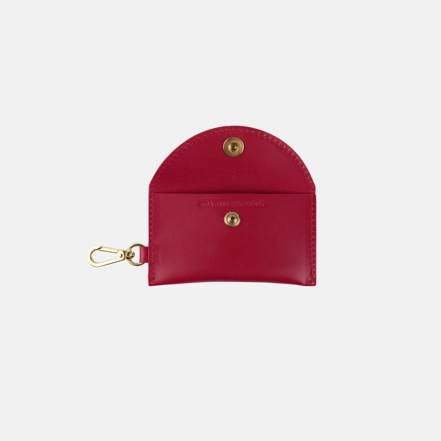 Mila & Coco - Burgundy Leather Poop Bag Holder