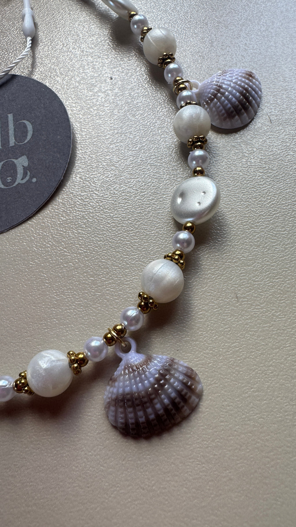 Pearl and Seashell Necklace