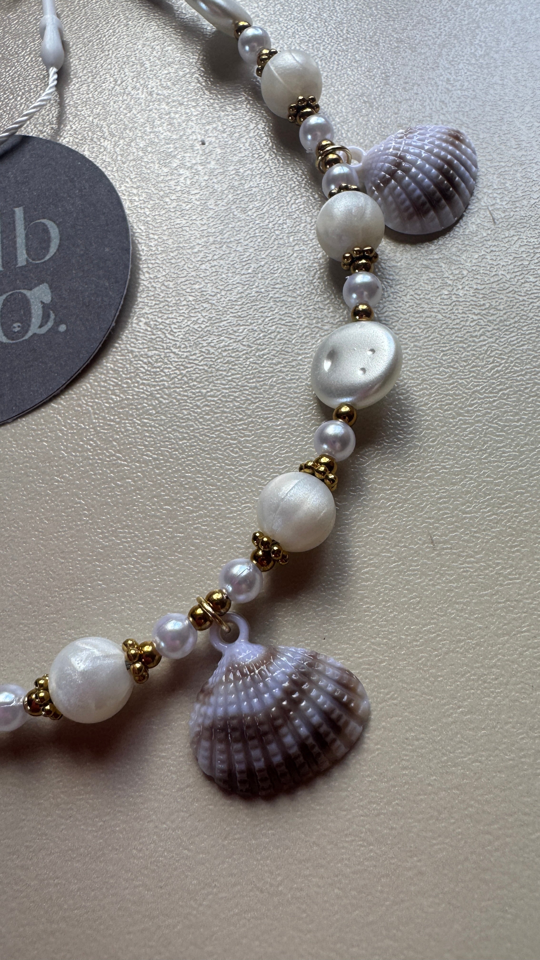 Pearl and Seashell Necklace